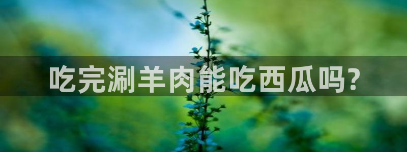 51吃瓜短剧张越女主:吃完涮羊肉能吃西瓜吗?